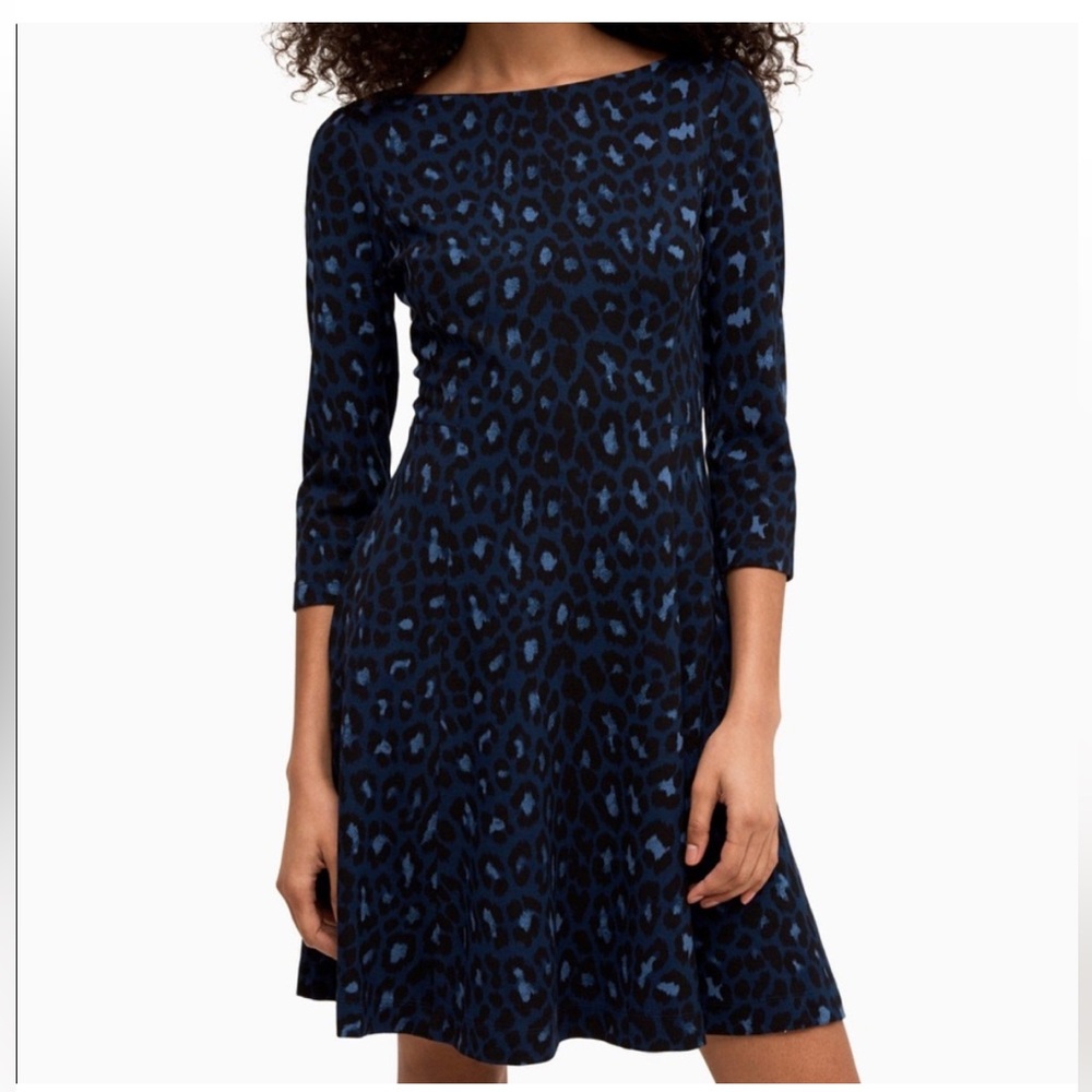 Kate Spade Broome Street Leopard Print Ponte Knit Dress